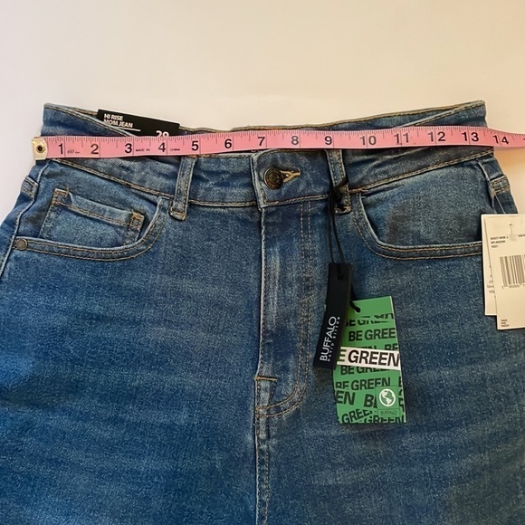 Buffalo David Bitton Kristy High Rise Distressed Mom Jeans - Picture 10 of 12